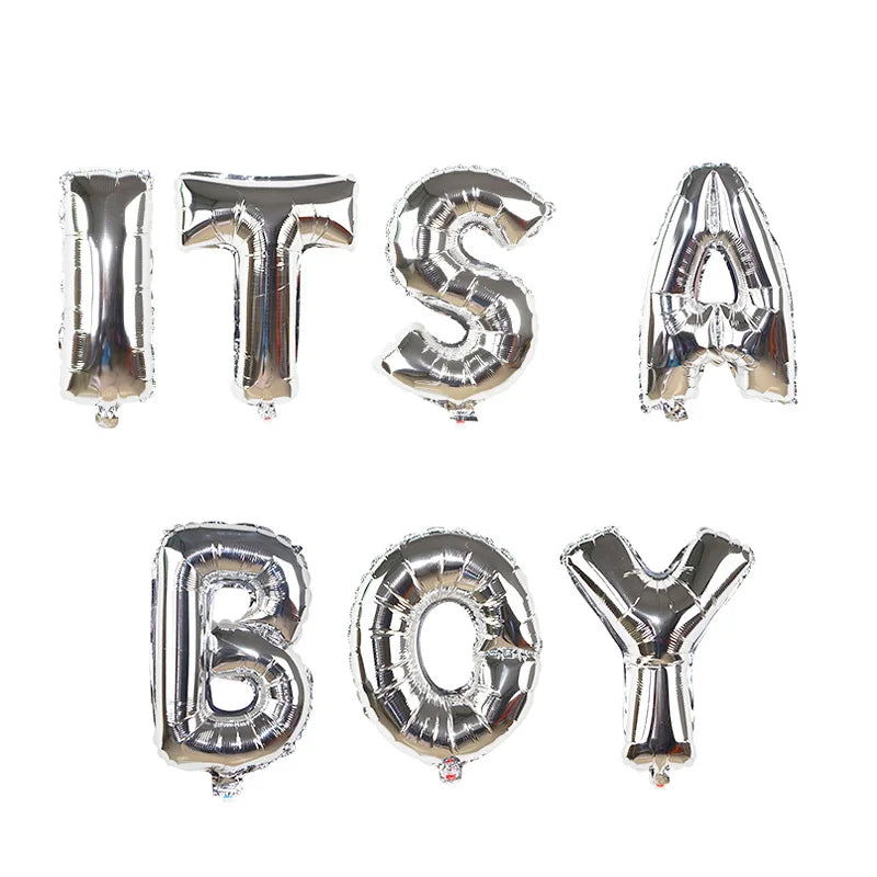 OhBebe Baby Shower Decorations Set – Gender Reveal Balloons