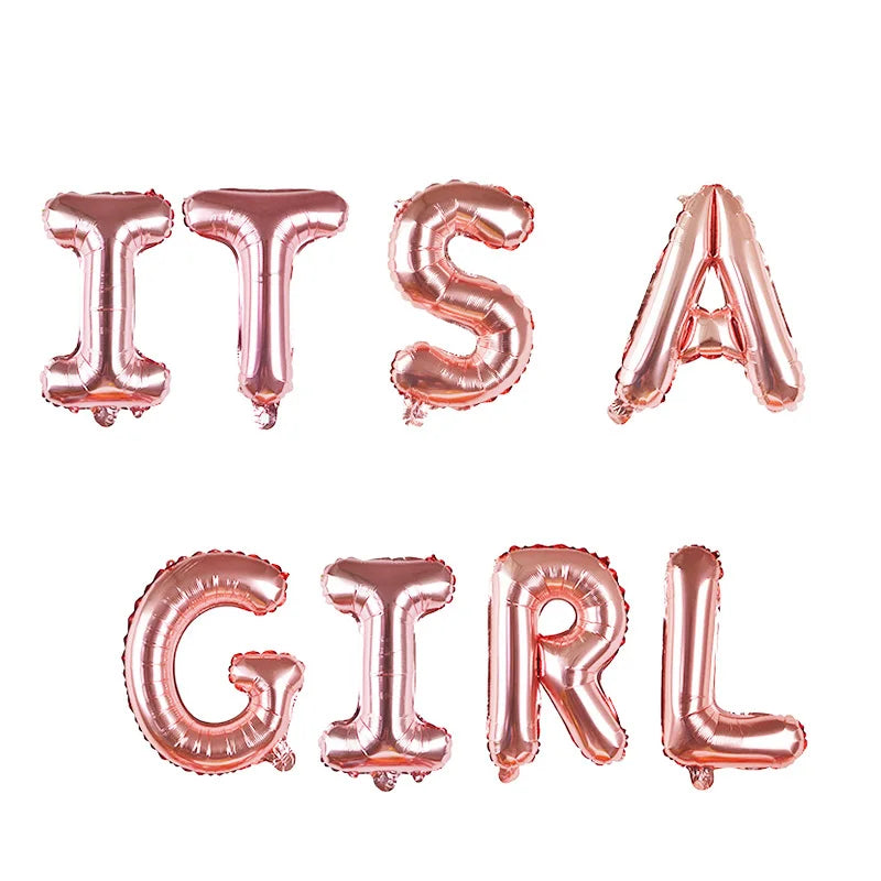 OhBebe Baby Shower Decorations Set – Gender Reveal Balloons