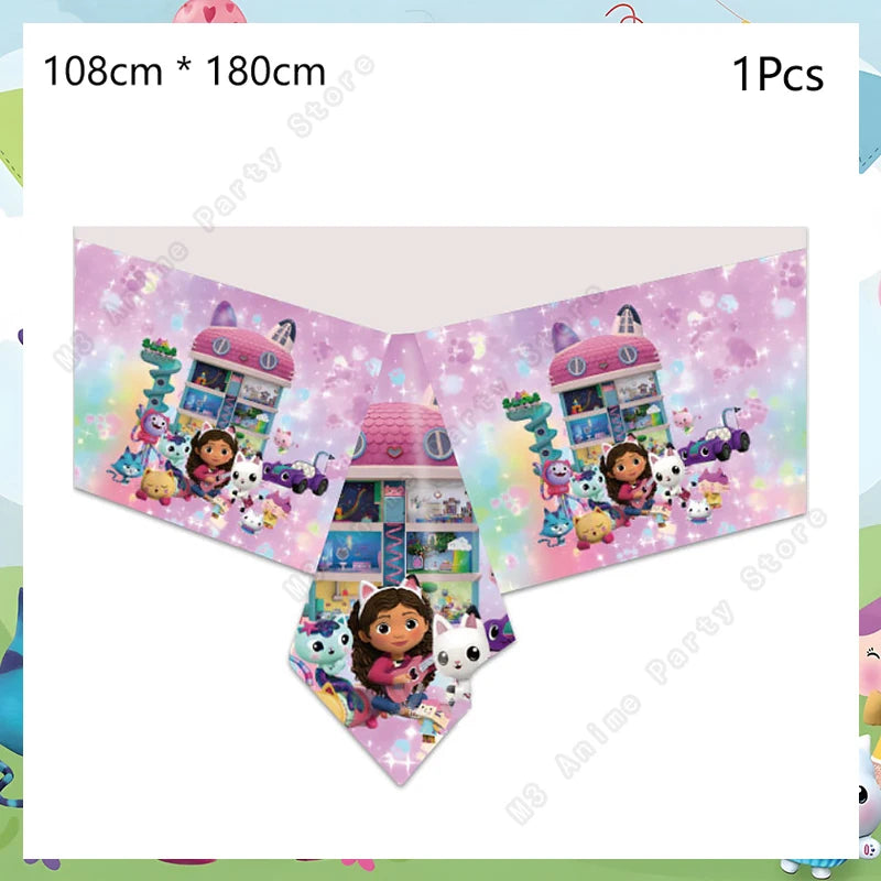 Cartoon-themed blanket with characters and a house design, size 108cm x 180cm, displayed on a white background.