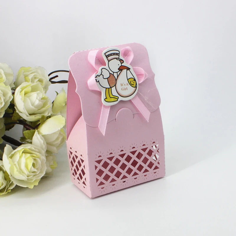 Add a touch of elegance to your event with the LeoLok 12Pcs Gift Boxes – Baby Shower Supplies. Perfect for candies or small favors, these pastel boxes with bows and stickers make any celebration charming and memorable.