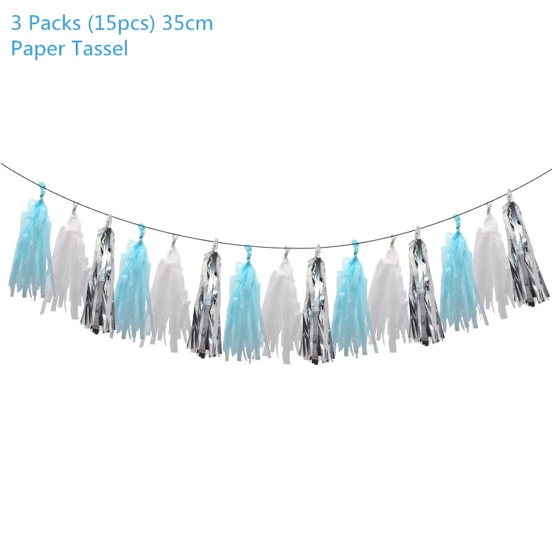 OhBebe Baby Shower Decorations Set – Gender Reveal Balloons