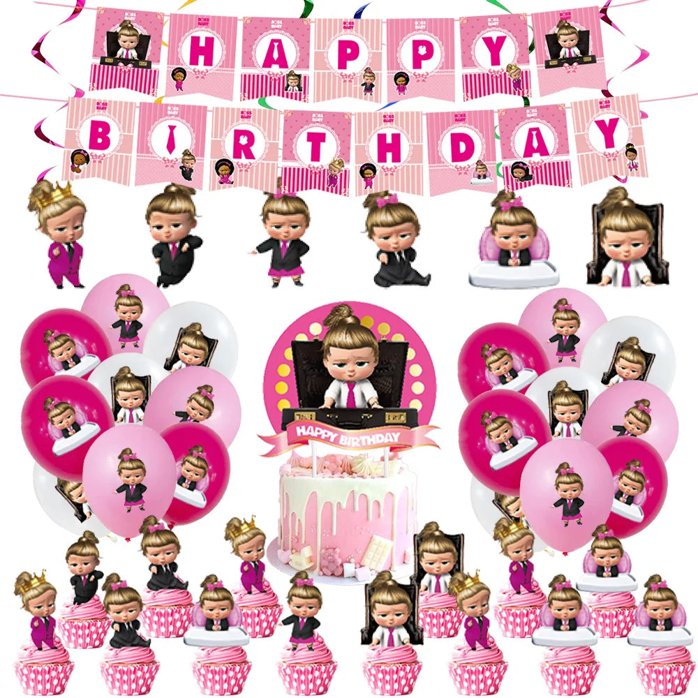 OHBaby Party Accessory Kit – Gift Bags & Banner
