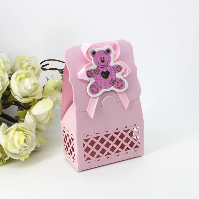 Add a touch of elegance to your event with the LeoLok 12Pcs Gift Boxes – Baby Shower Supplies. Perfect for candies or small favors, these pastel boxes with bows and stickers make any celebration charming and memorable.