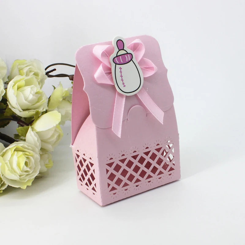 Add a touch of elegance to your event with the LeoLok 12Pcs Gift Boxes – Baby Shower Supplies. Perfect for candies or small favors, these pastel boxes with bows and stickers make any celebration charming and memorable.
