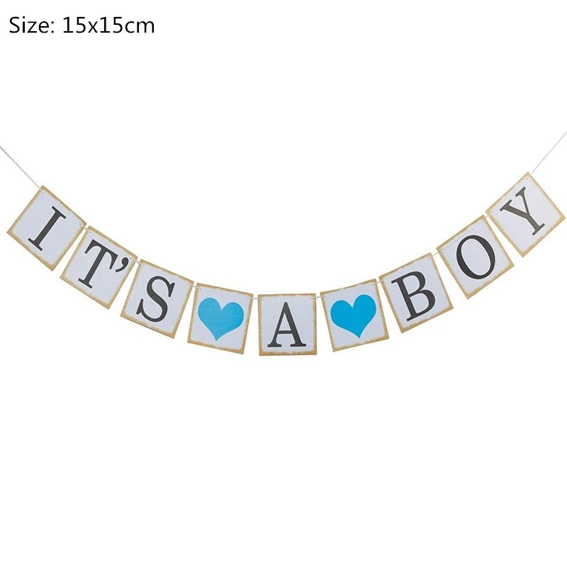 OhBebe Baby Shower Decorations Set – Gender Reveal Balloons
