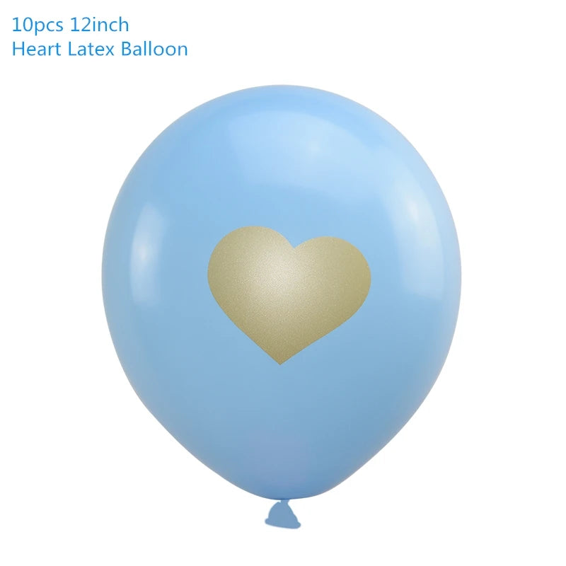 OhBebe Baby Shower Decorations Set – Gender Reveal Balloons