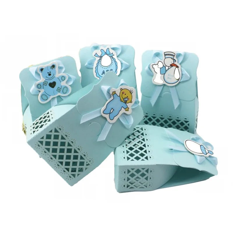 LeoLok 12Pcs Gift Boxes – Baby Shower Supplies