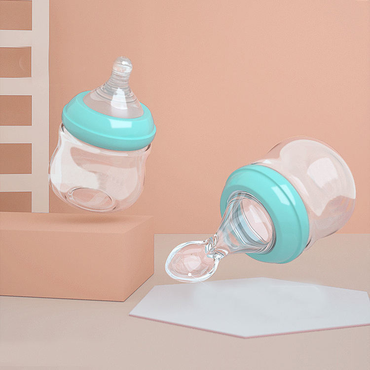 Kinderly Silicone Baby Feeding Spoon Bottle