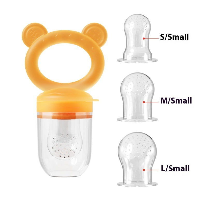 Tottoes Silicone Baby Food Feeder – Edible Fruit Teether & Solid Food Nipple for Infants