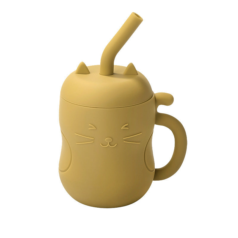 SipNest Baby No-Spill Silicone Cup with Straw – Durable, Safe & Easy-to-Clean Design | Essential Drinking Cup for Babies, Toddlers & Maternal Child Care