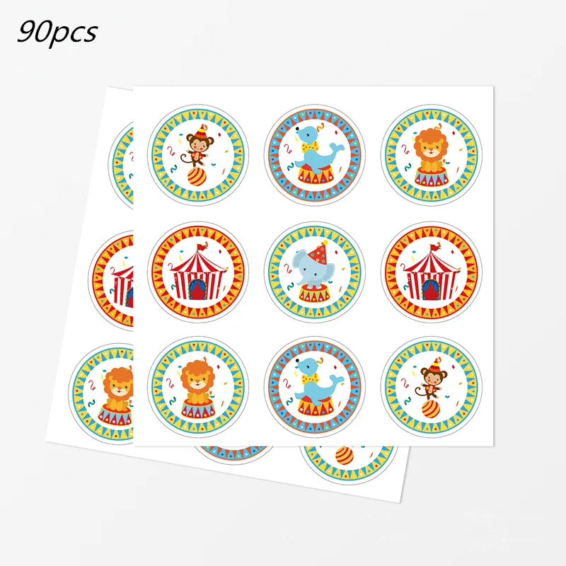 Ultimate Circus Theme Birthday Party Supplies - Disposable Cups, Plates, Banners, Clown Balloons & More!