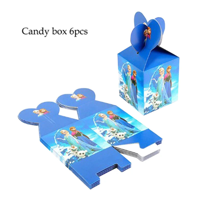 Enchanting Frozen Anna & Elsa Birthday Party Supplies – Disposable Tableware, Plates, Cups, Napkins, Balloons for Kids & Baby Showers