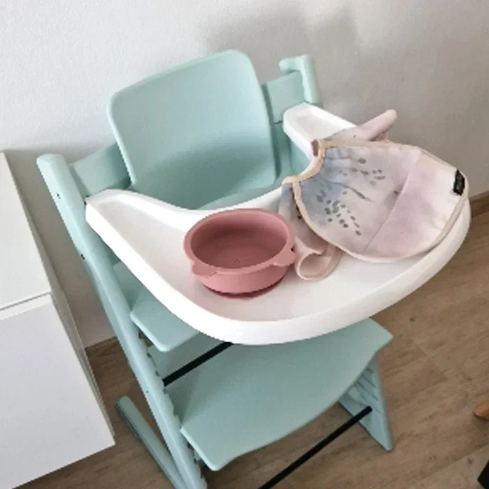 High Chair Dining Plate for Babies - Durable ABS Tray for Easy Feeding and Cleanup