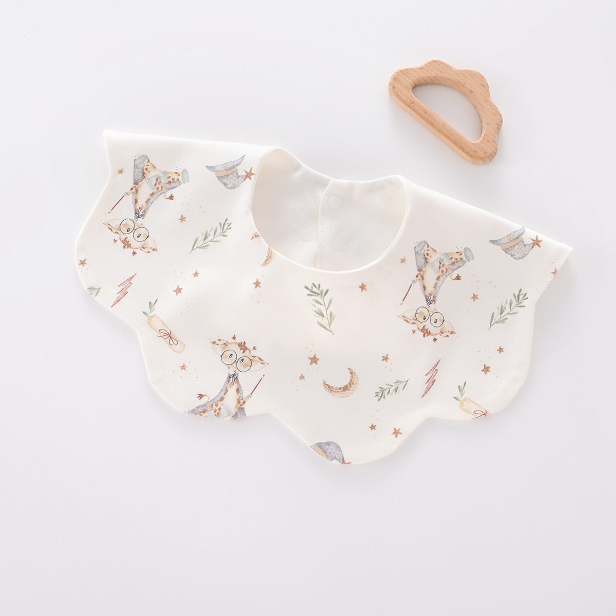 Pure Cotton Saliva Towel | Anti-Rash Drool Bib for Infants