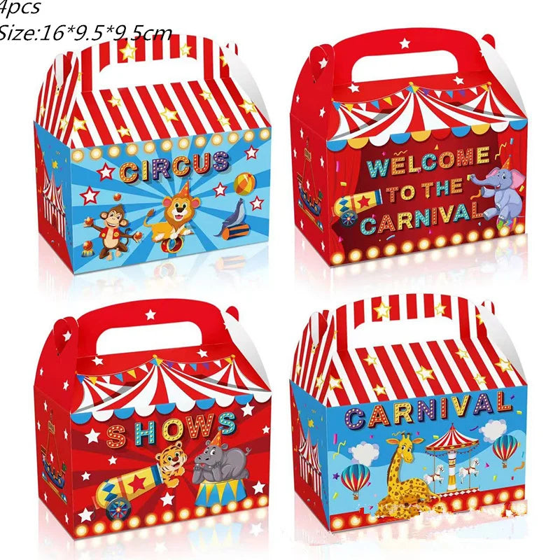 Ultimate Circus Theme Birthday Party Supplies - Disposable Cups, Plates, Banners, Clown Balloons & More!