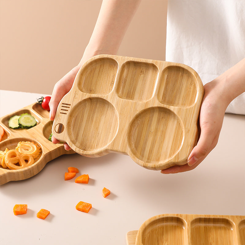 SnuggleSprout Wooden Feeding Bowl