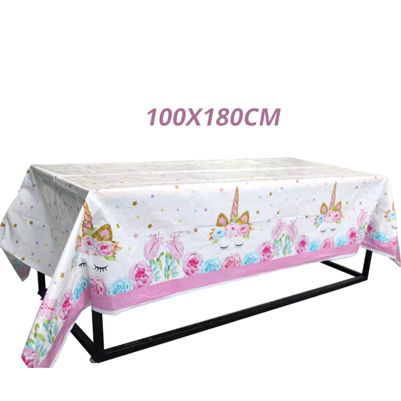 Magical Unicorn Birthday Party Tableware Set - Plates, Cups & Banner for Girls - Ideal Baby Shower Gift!