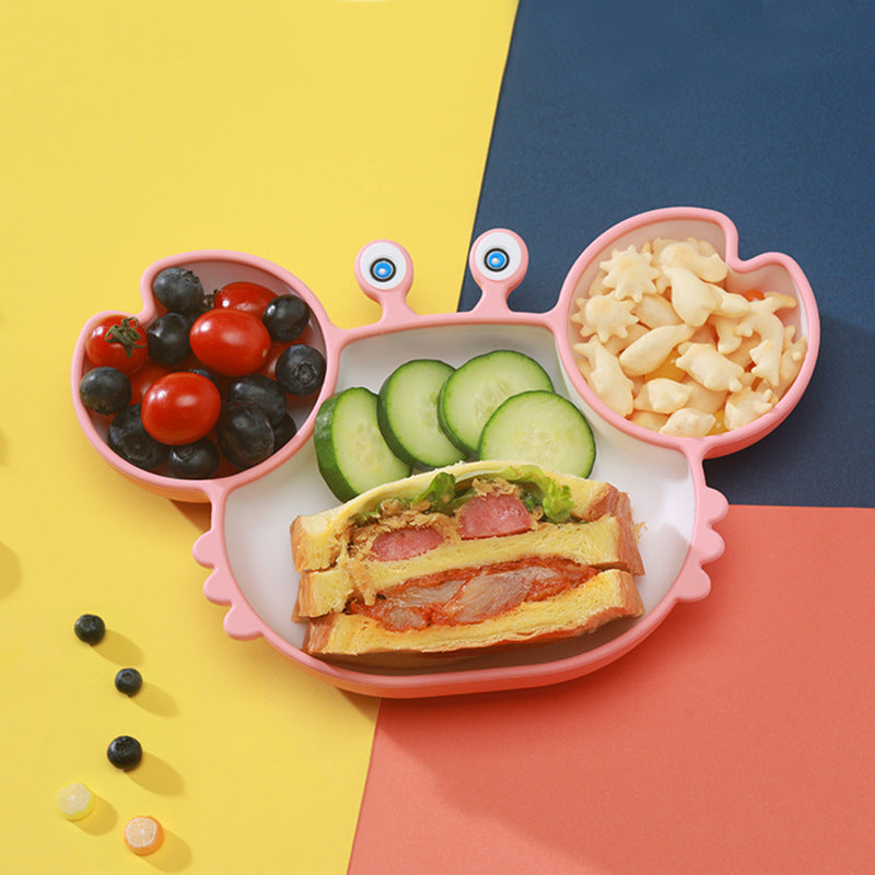 GoofyCub Silicone Baby Plate