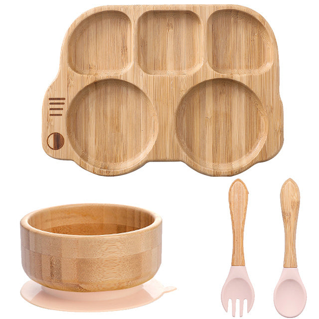 SnuggleSprout Wooden Feeding Bowl