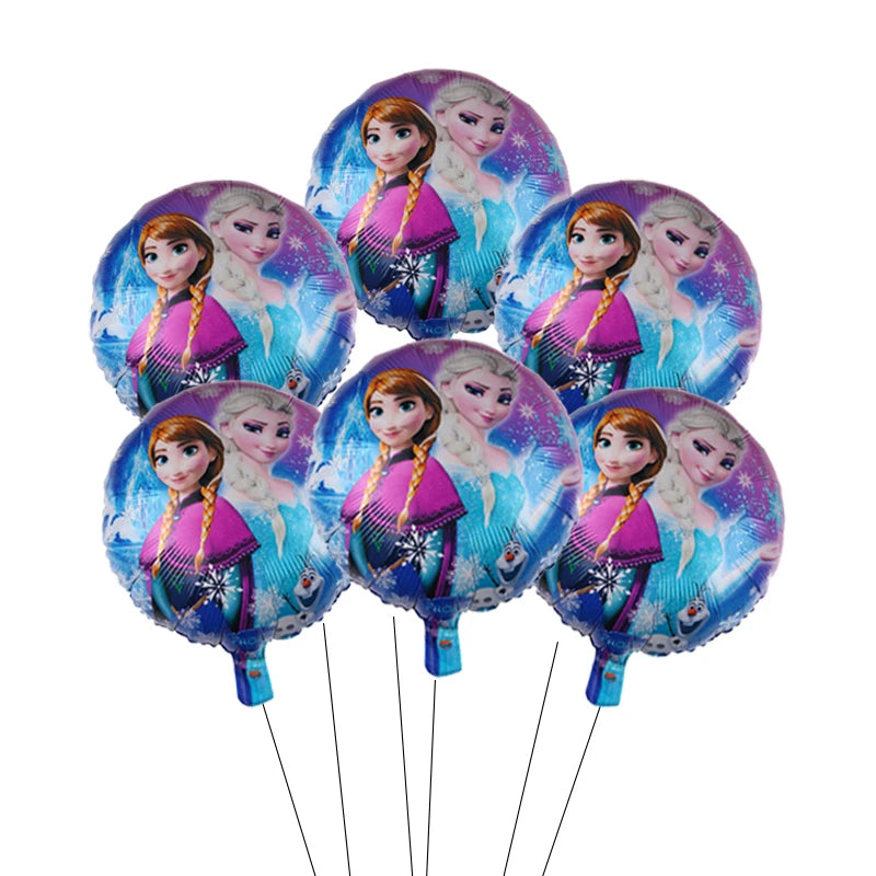 Enchanting Frozen Anna & Elsa Birthday Party Supplies – Disposable Tableware, Plates, Cups, Napkins, Balloons for Kids & Baby Showers