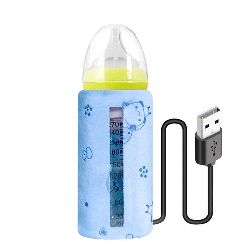 JellyTots USB Baby Bottle Warmer – Portable Thermal Insulation Bag with Thickened Cover