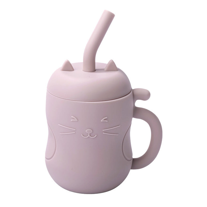 SipNest Baby No-Spill Silicone Cup with Straw – Durable, Safe & Easy-to-Clean Design | Essential Drinking Cup for Babies, Toddlers & Maternal Child Care