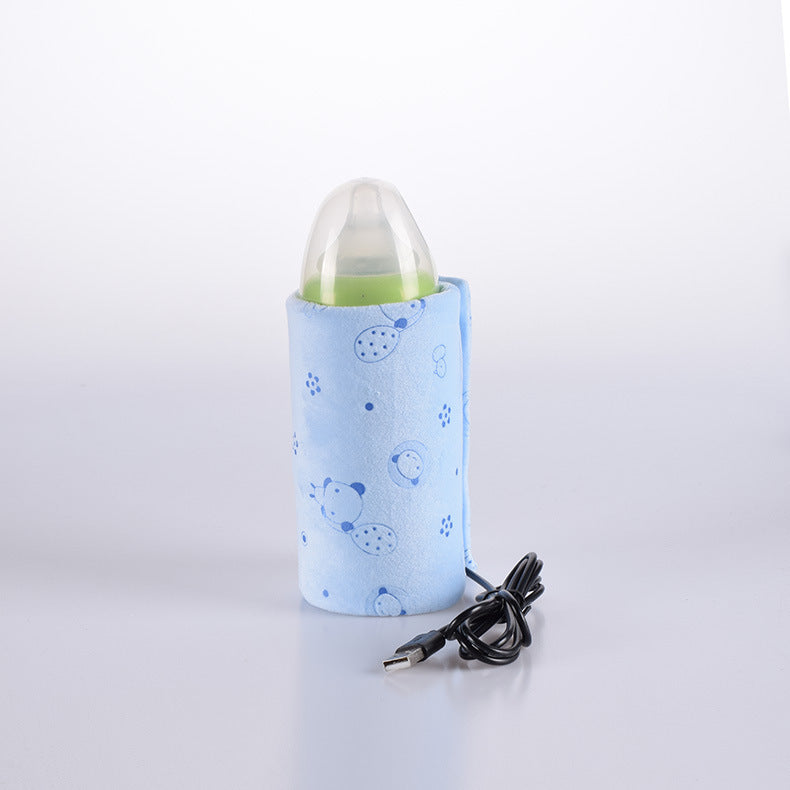 JellyTots USB Baby Bottle Warmer – Portable Thermal Insulation Bag with Thickened Cover
