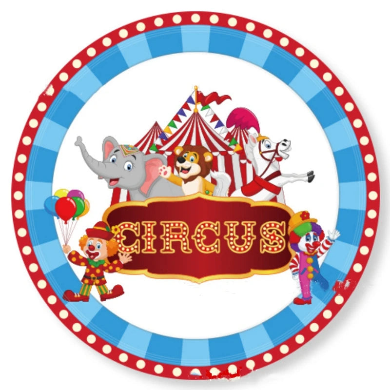 Ultimate Circus Theme Birthday Party Supplies - Disposable Cups, Plates, Banners, Clown Balloons & More!