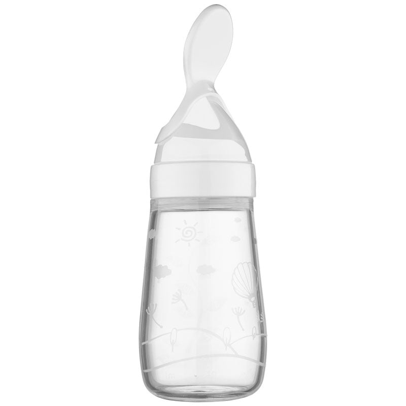 PuddleDuck Silicone Baby Squeeze Bottle
