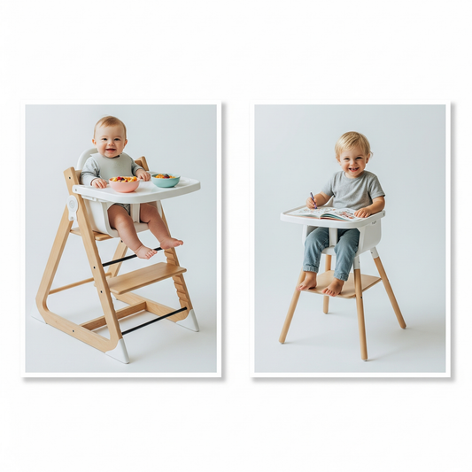 Convertible high chair for newborn to toddler use