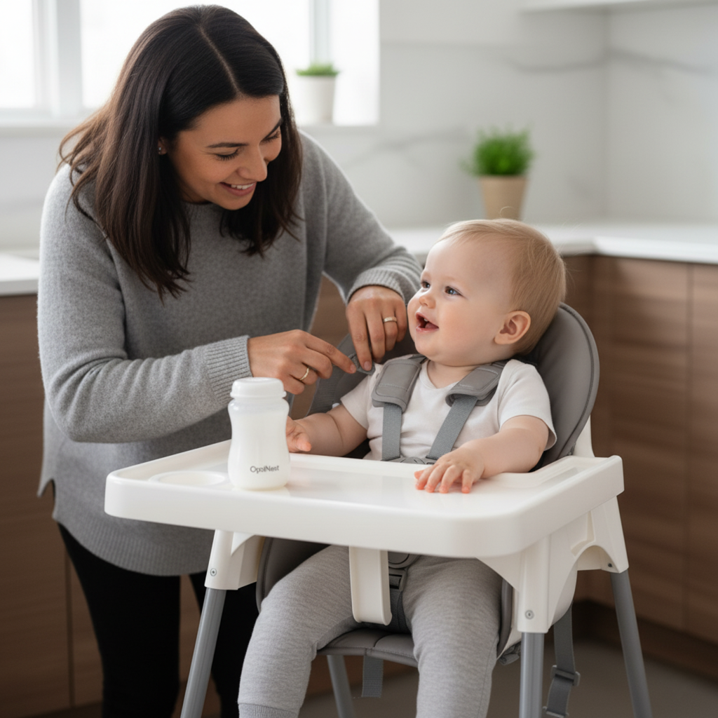 etachable tray high chair for baby led weaning