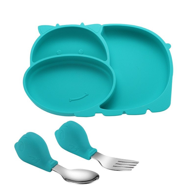 LavBaby Children’s Plate Divided Eating Tableware Set – Durable, Easy-Clean & Child-Friendly Design | Essential Mealtime Dishware for Babies and Toddlers