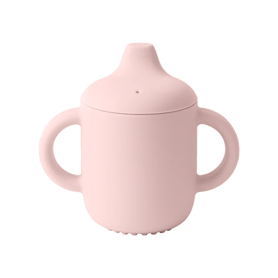 Portable Silicone Baby Feeding Cups - Ideal for Infants and Toddlers with Easy Grip Handles