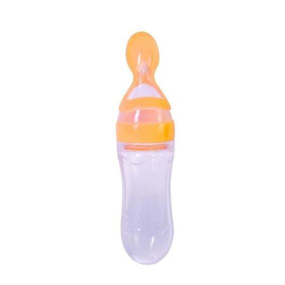 LoomiBaby Leakproof Silicone Baby Spoon Feeder 