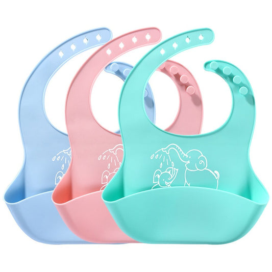 TumbleTots Silicone Baby Bib 