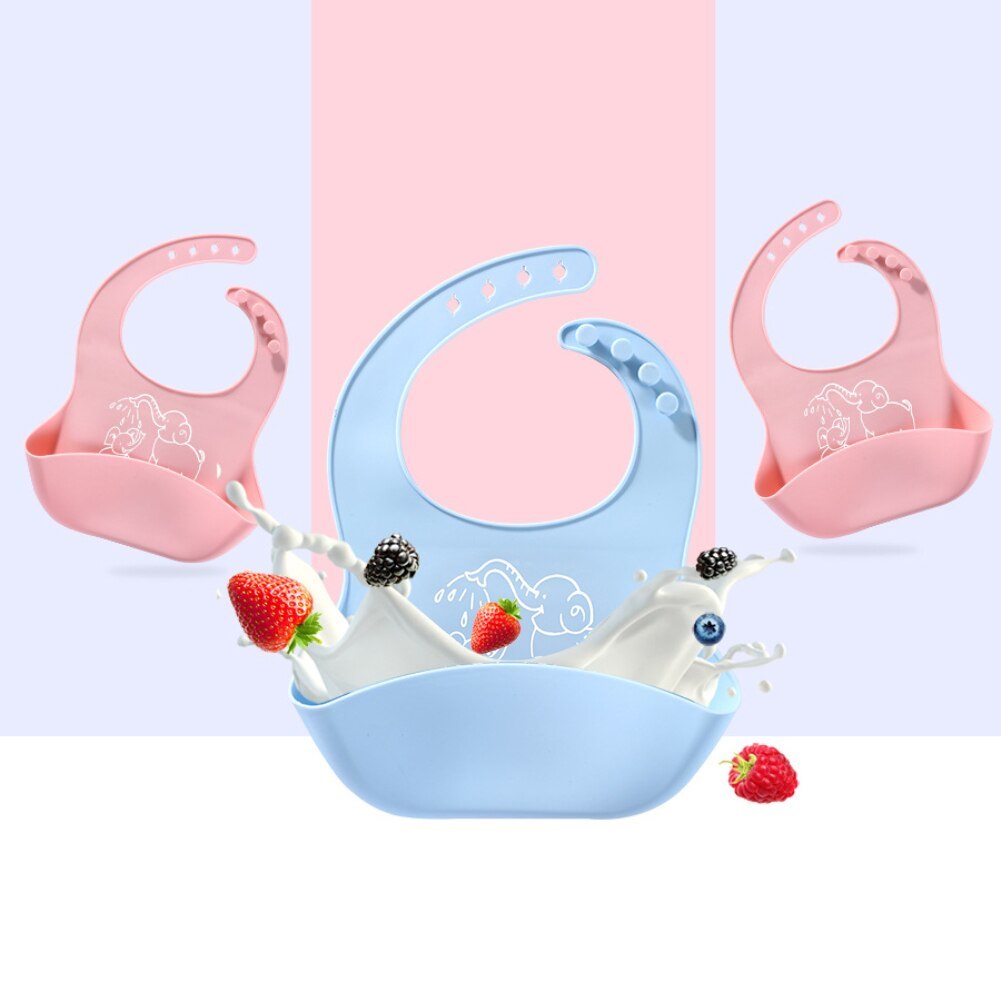 TumbleTots Silicone Baby Bib 