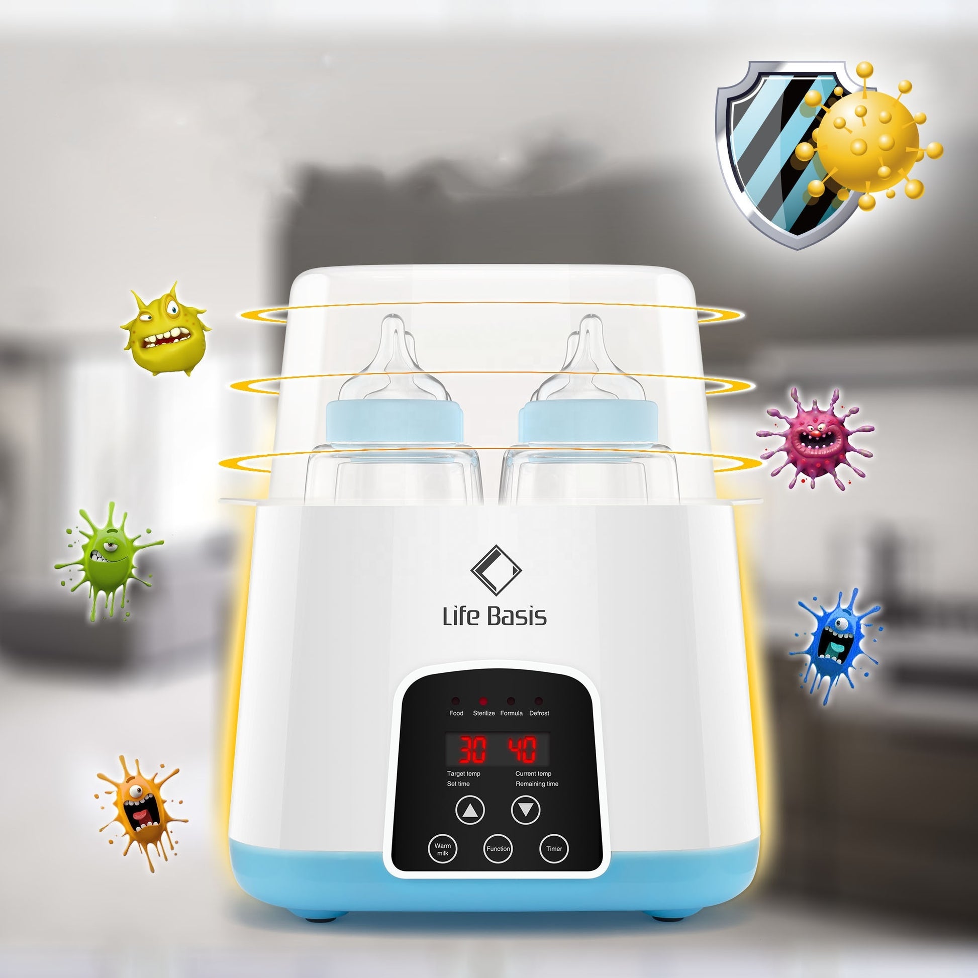 PearlyTots Intelligent Baby Bottle 