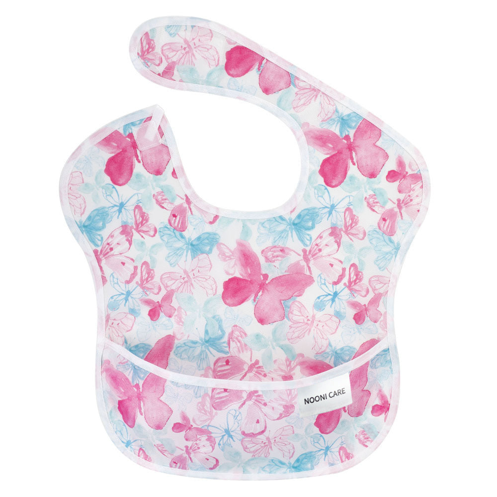 NooniCare Baby Eating Bib – Soft, Waterproof & Easy-Clean Silicone Design | Essential Feeding Accessory for Babies & Toddlers