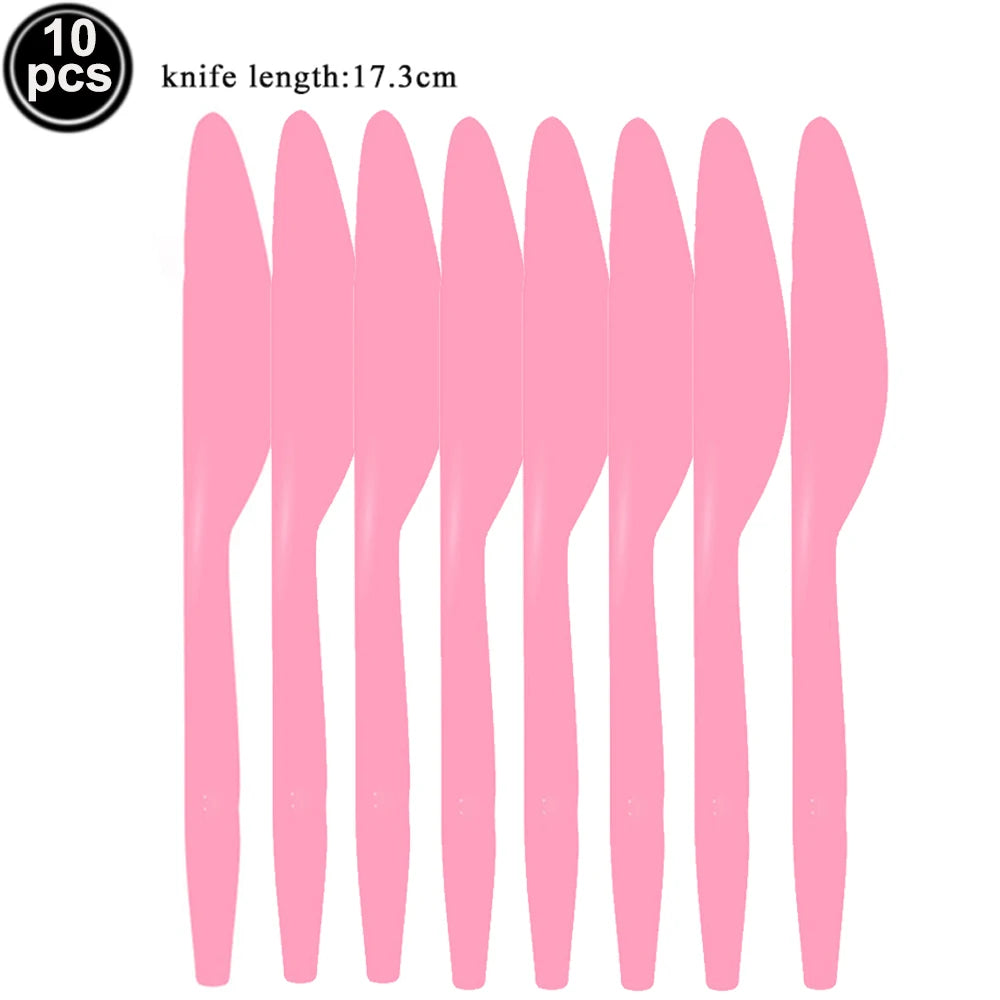 Whimsical Pink Butterfly Fairy Disposable Tableware Set – Perfect for Girls' Birthday Parties, Weddings, and Baby Showers!