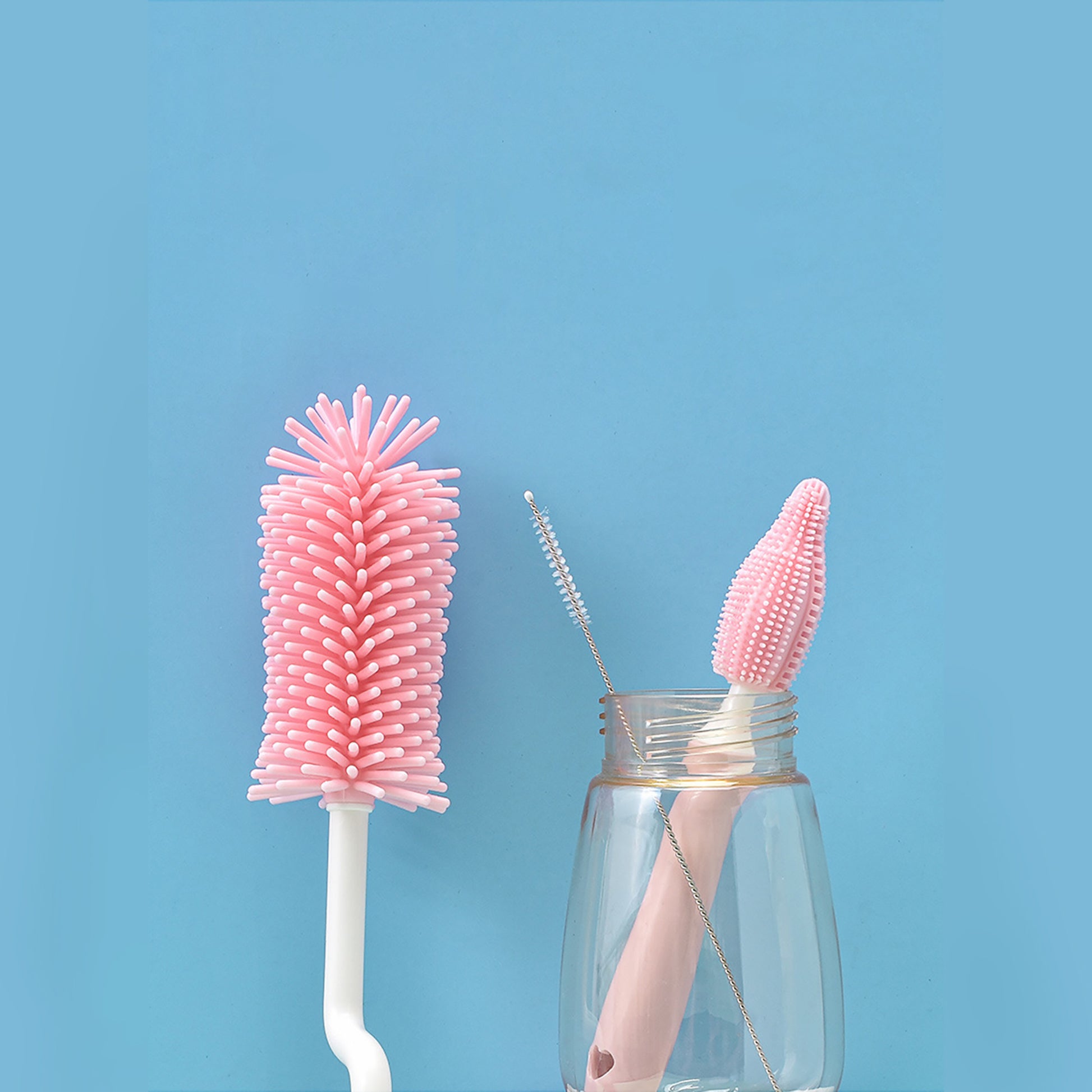 SweetPea Tots Silicone Baby Bottle Brush