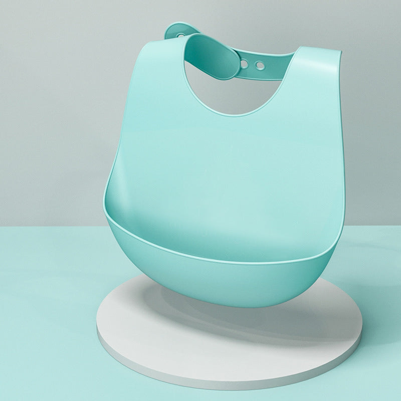 PocketFeed Silicone Baby Eating Bibs – Super Soft, Waterproof Saliva & Food Pocket Design | Essential Feeding Supplement Bibs for Kids & Toddlers