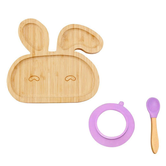 BubblyJoy Baby & Toddler Bamboo Bowl Set