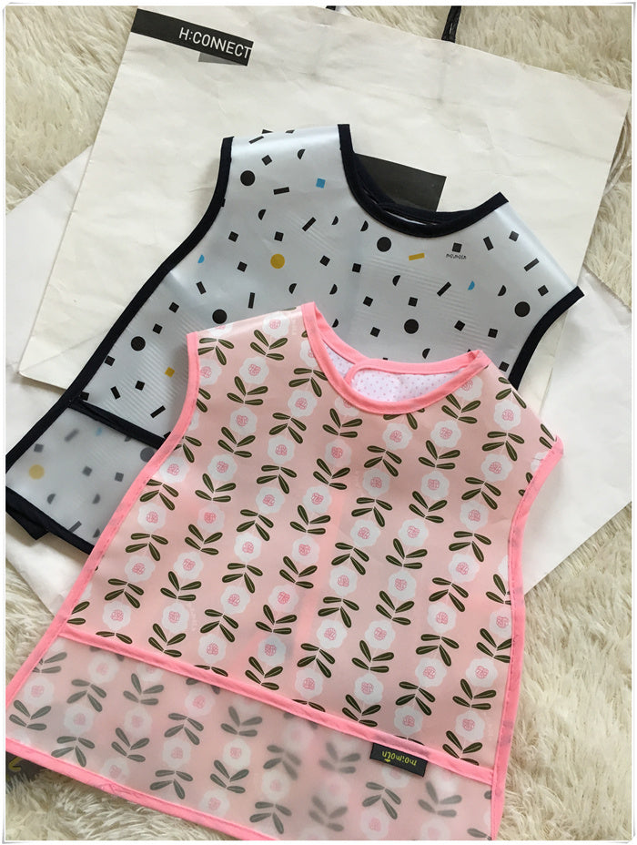 SnugTots Baby Eating Sleeveless Bib Gown – Waterproof, Lightweight & Comfortable Design | Essential Mess-Free Feeding Accessory for Toddlers