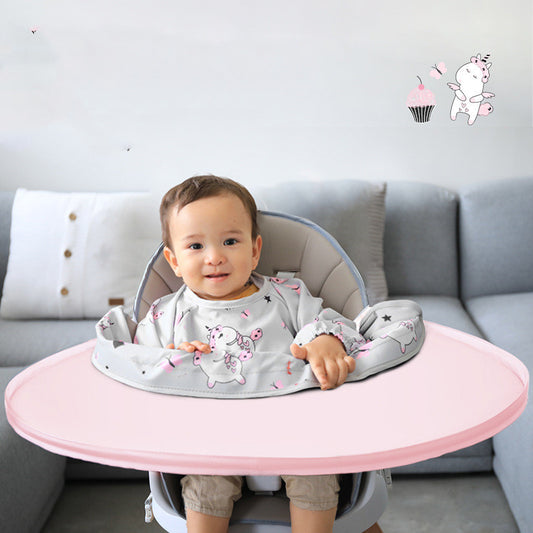 BibTray Baby Eat Dirty Mat - Waterproof Baby Eating Bib with Spill-Resistant Design | Essential Feeding Accessory for Mess-Free Mealtime with Toddlers