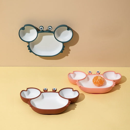 GoofyCub Silicone Baby Plate
