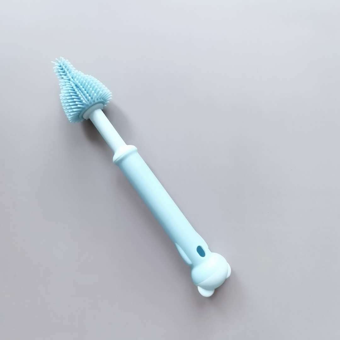 BabyWillow 360° Rotating Silicone Baby Bottle Brush