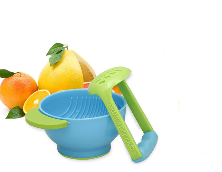 NUK On-the-Go Fresh Food Masher | Travel Baby Grinding Bowl