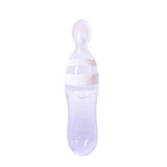 LoomiBaby Leakproof Silicone Baby Spoon Feeder 
