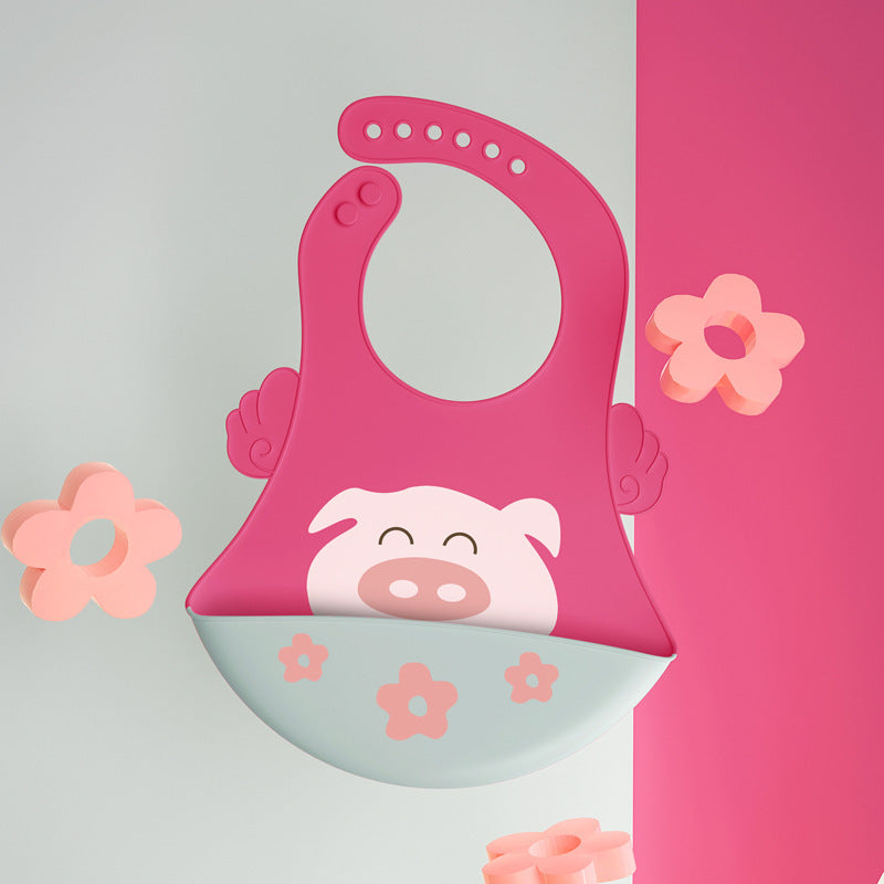 DoodleBabe Silicone Baby Bib