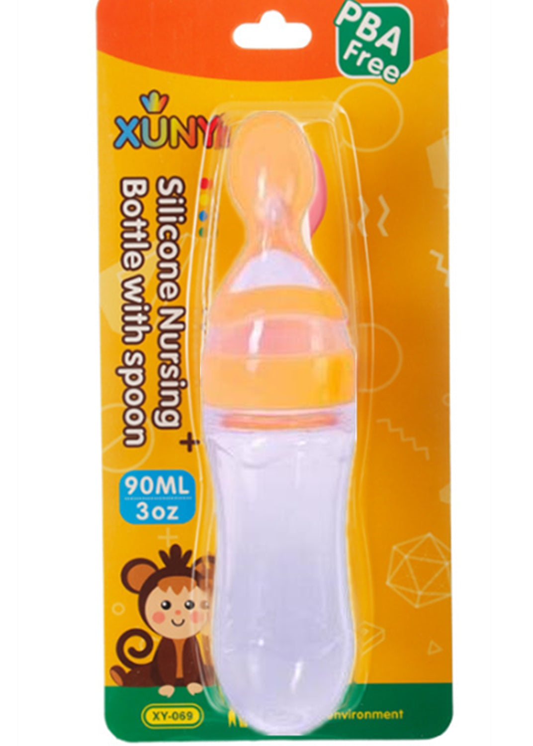 LoomiBaby Leakproof Silicone Baby Spoon Feeder 